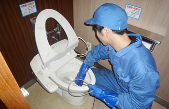 トイレ排水管洗浄